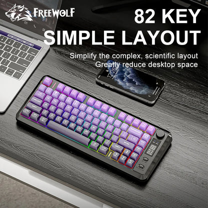 FREEWOLF M75 Wireless Keyboard