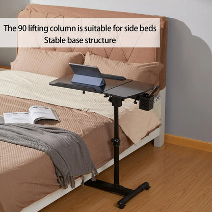 Adjustable Rolling Overbed Table