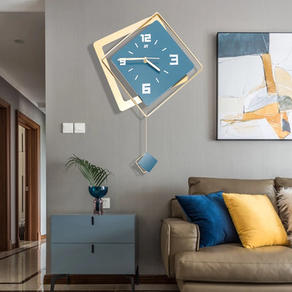 Modern Silent Metal Wall Clock