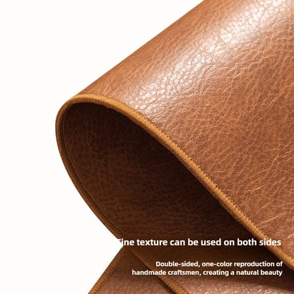 Retro Large Waterproof Mouse Pad – Non-Slip PU Suede Desk Mat