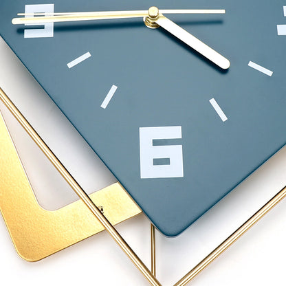 Modern Silent Metal Wall Clock