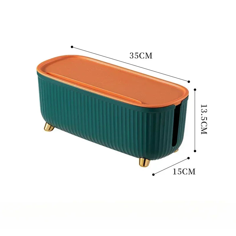 Cable Organizer Box – Tidy Storage for Wires, Plugs & Routers