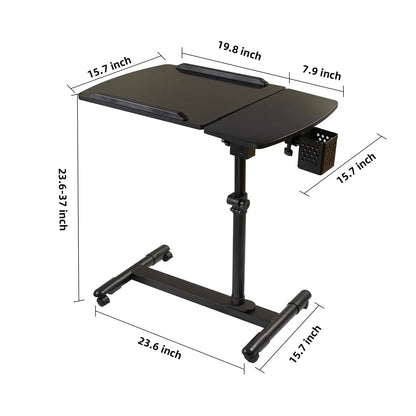 Adjustable Rolling Overbed Table