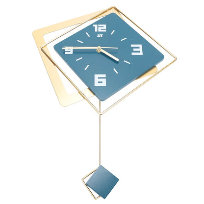 Modern Silent Metal Wall Clock