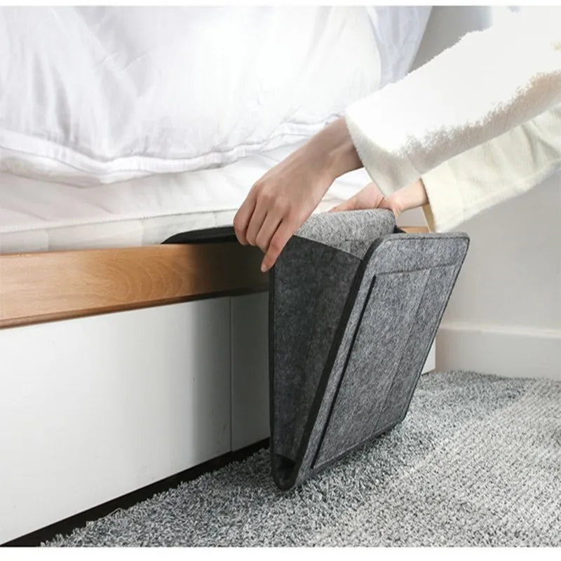 Hanging Bedside Felt Storage Organizer