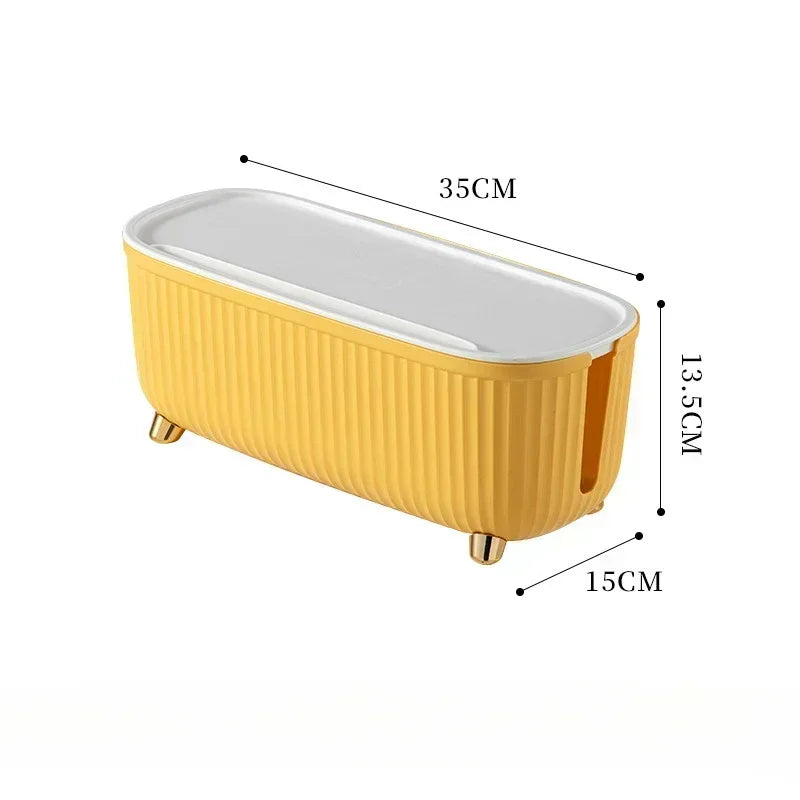 Cable Organizer Box – Tidy Storage for Wires, Plugs & Routers