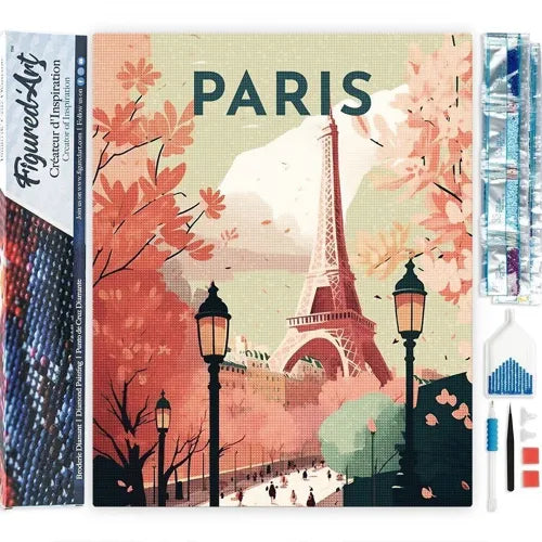 Broderie Diamant Paris — Kit Diamond Painting 5D 40×50 cm