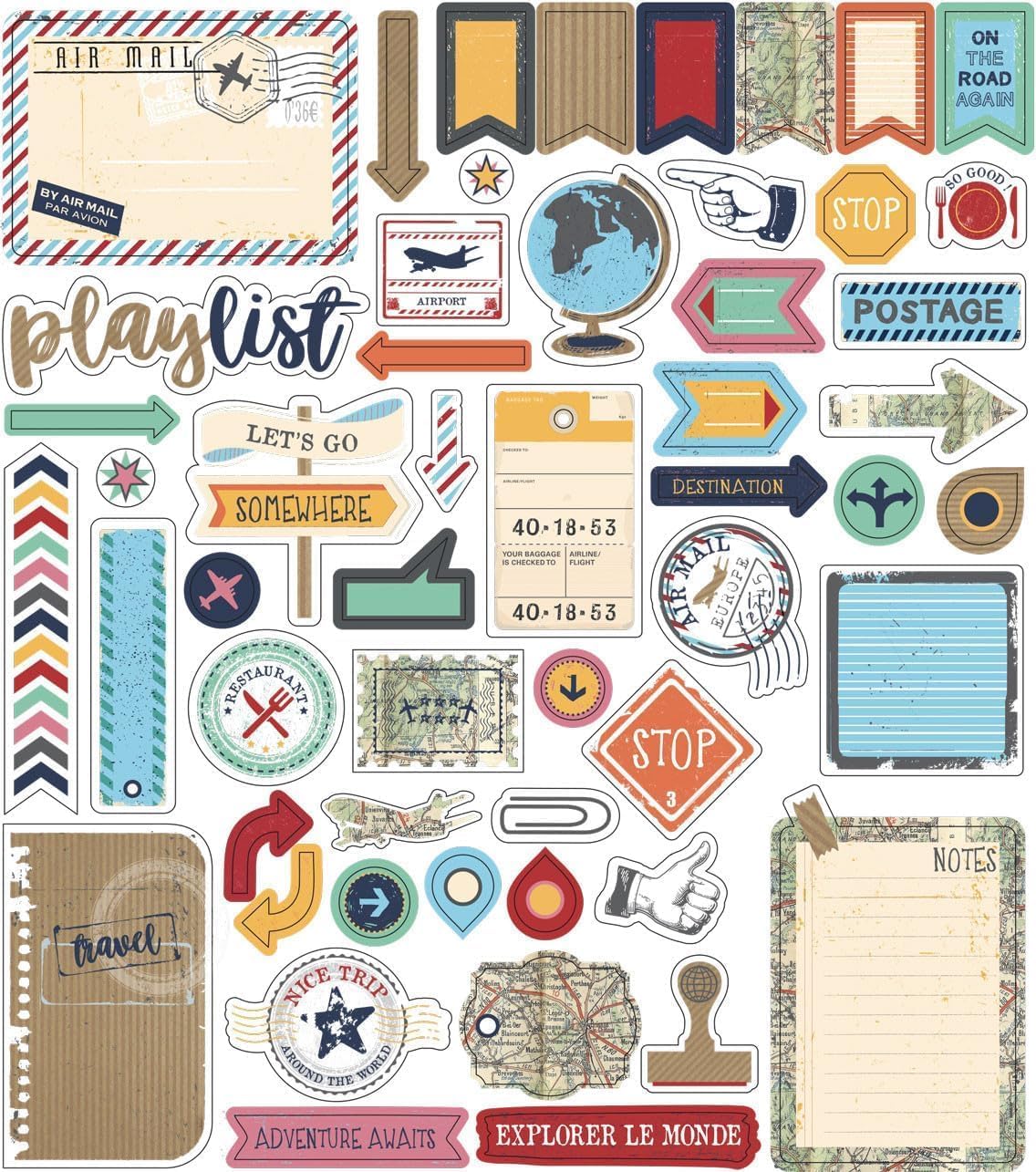Kit carnet de voyage — Scrapbooking