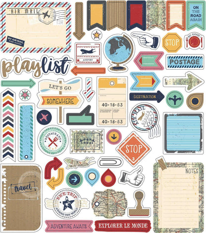 Kit carnet de voyage — Scrapbooking