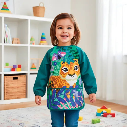 Mon Tablier d'Artiste Enfant Tigre — Activités Manuelles & Peinture (3-6 ans)